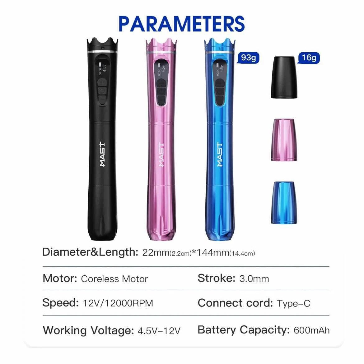 Permanent Make up Machine Mast Crown